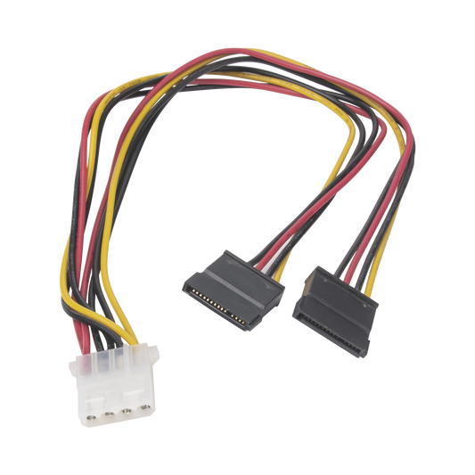 Cable Doble de Corriente SATA / Compatible con DVR's epcom / HIKVISION