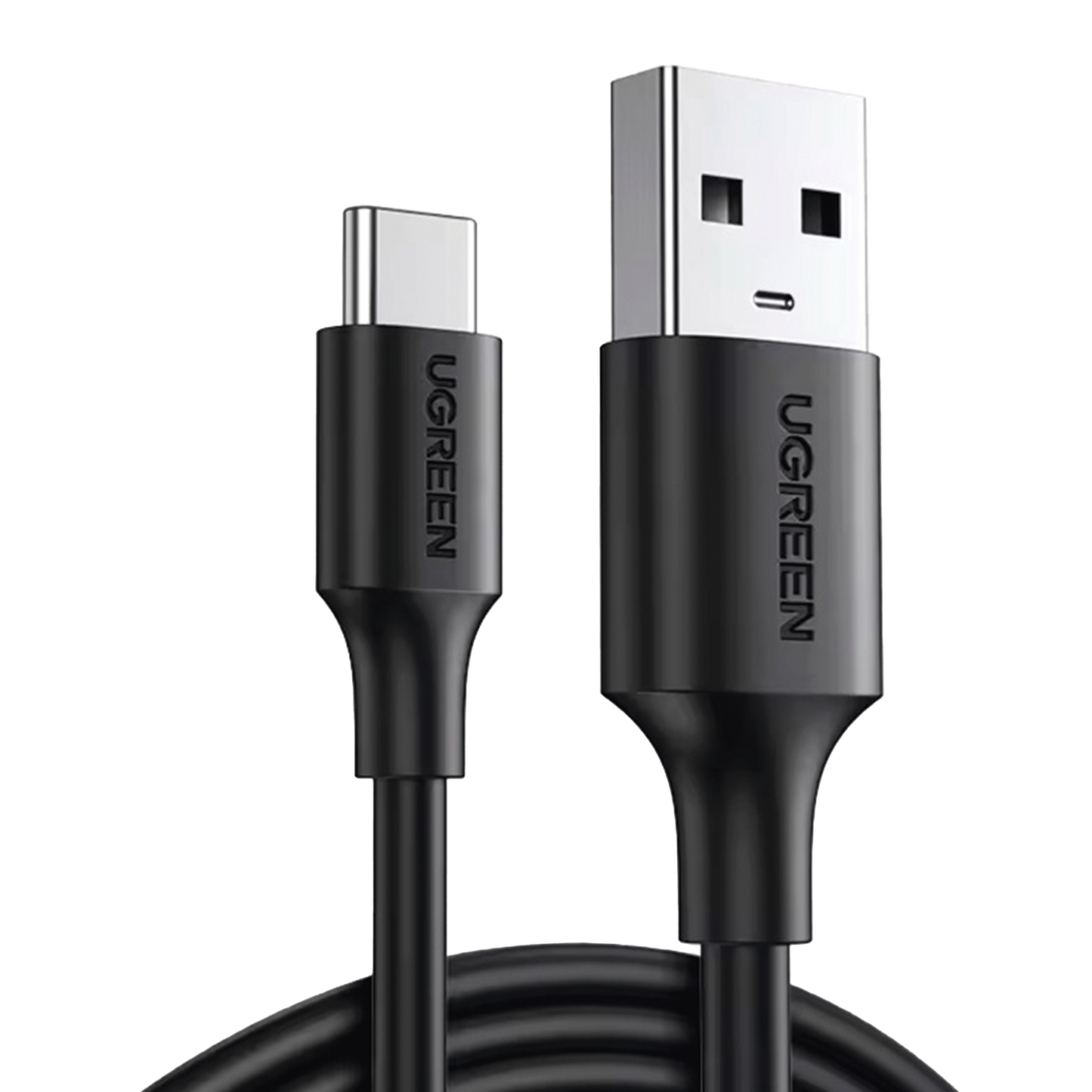 Cable USB-A a USB-C | 1 Metro | Carga y Sincronización de Datos | Carga Rápida 60W | Datos 5 Gbps | QC 3.0/2.0 | FPC | AFC | Protección Integrada | Duradero y Flexible| Caja ABS | Cubierta de TPE | Color Negro | 2 años de Garan