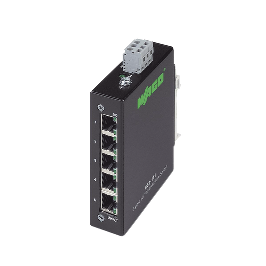 Industrial ECO Switch 5 puertos 100 Base-T Negro