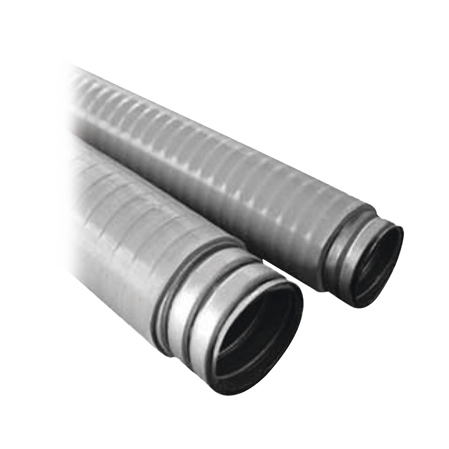 Tubo Flexible tipo Liquidtight de 2 1/2" (63 mm). Acero + Forro PVC. Rollo de 10 Metros.