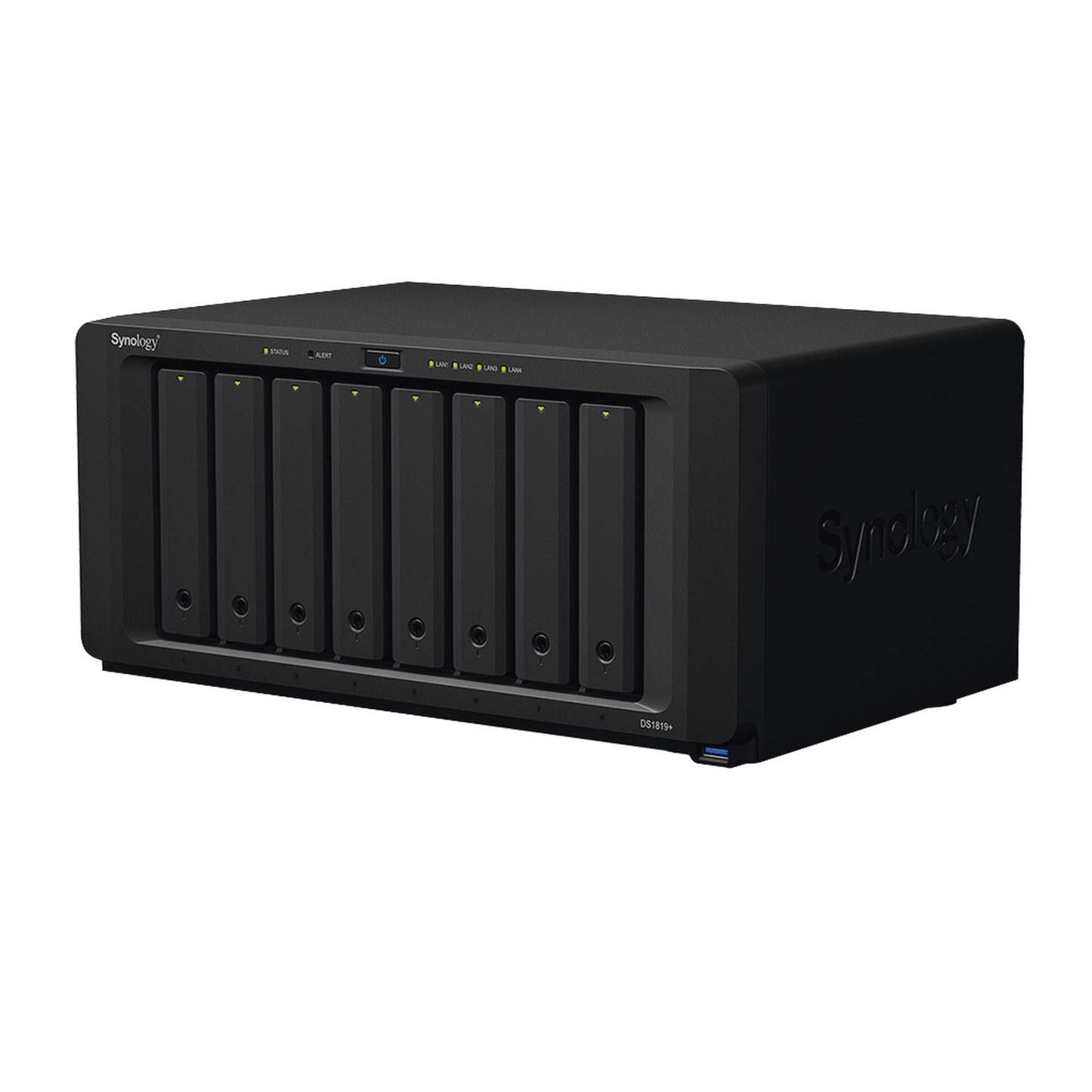 Servidor NAS de escritorio con 8 bahías / Expansible a 18 bahías / Hasta 252 TB / 4GB de RAM