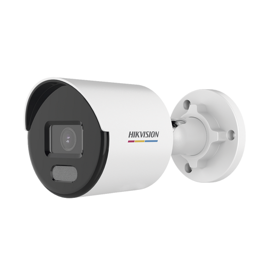 Bala IP 2 Megapixel / ACUSENSE Lite (Detección de Movimiento en Humanos y Vehículos)  / Lente 2.8 mm / Luz Blanca 30 mts / Imagen a Color 24/7 / Exterior IP67 /  WDR 120 dB / PoE / ONVIF