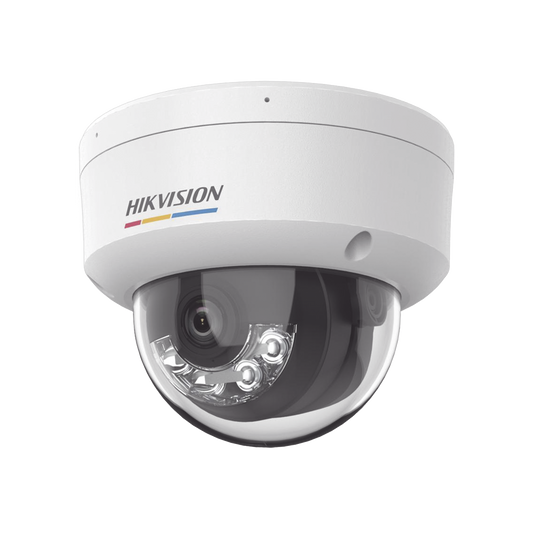 Domo IP 6 Megapíxel / ACUSENSE Lite (Detección de Movimiento en Humanos y Vehículos)  / Lente 2.8 mm / Luz Blanca 30 mts / Imagen a Color 24/7 / Exterior IP67 /  WDR 120 dB / PoE / ONVIF