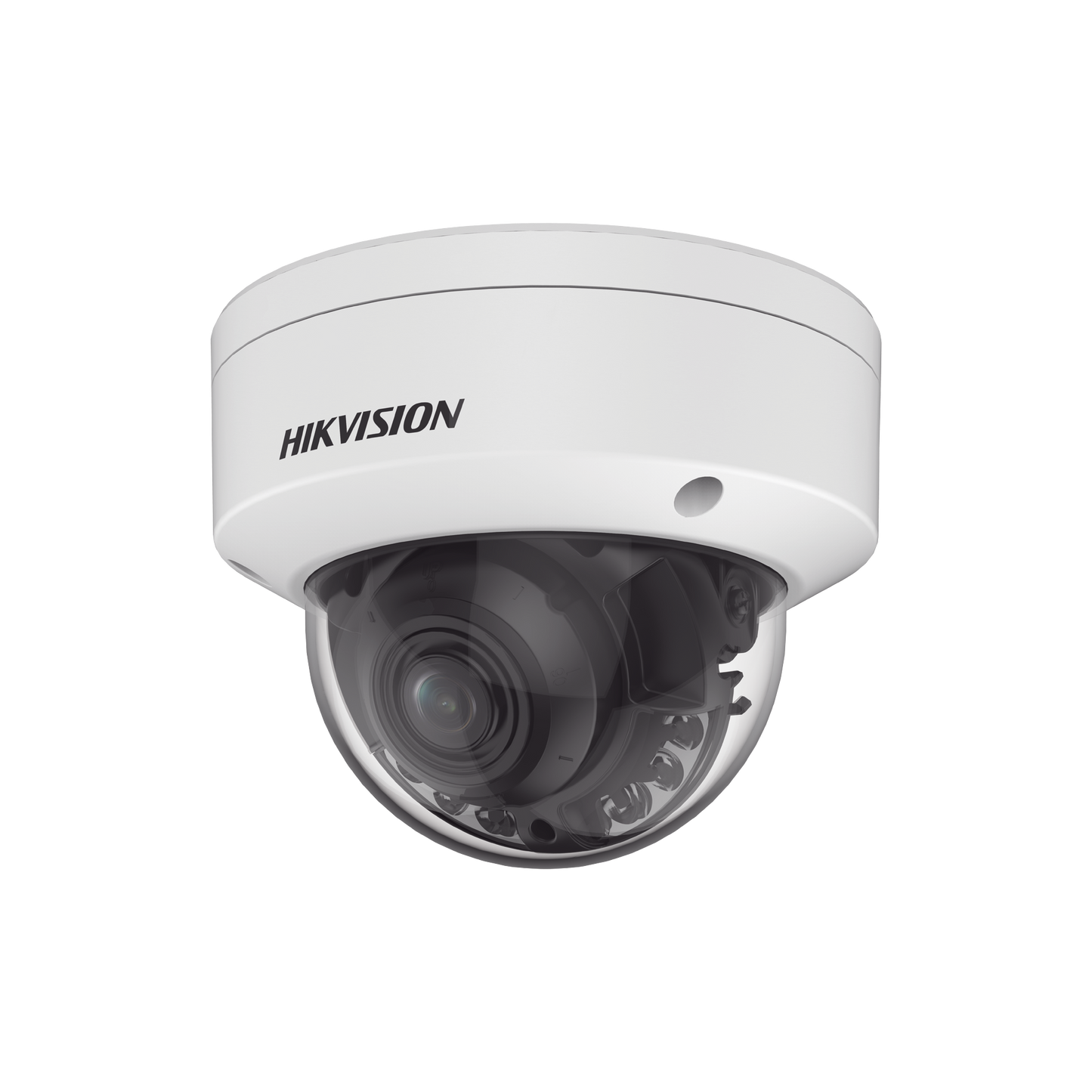 Domo IP 4 Megapixel / Imagen a Color 24/7 / Lente 3.6 - 9 mm / Luz Blanca 40 mts / WDR 130 dB / Exterior IP67 / IK10 / Captura Facial / Videoanaliticos (Filtro de Falsas Alarmas) / MicroSD