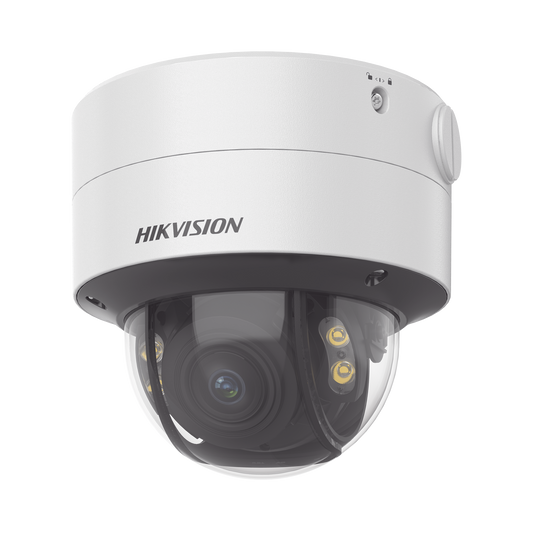 Domo IP 4 Megapixel / Imagen a Color 24/7 / Lente 3.6 - 9 mm / Luz Blanca 40 mts / WDR 130 dB / Exterior IP67 / IK10 / Captura Facial / Videoanaliticos (Filtro de Falsas Alarmas) / MicroSD