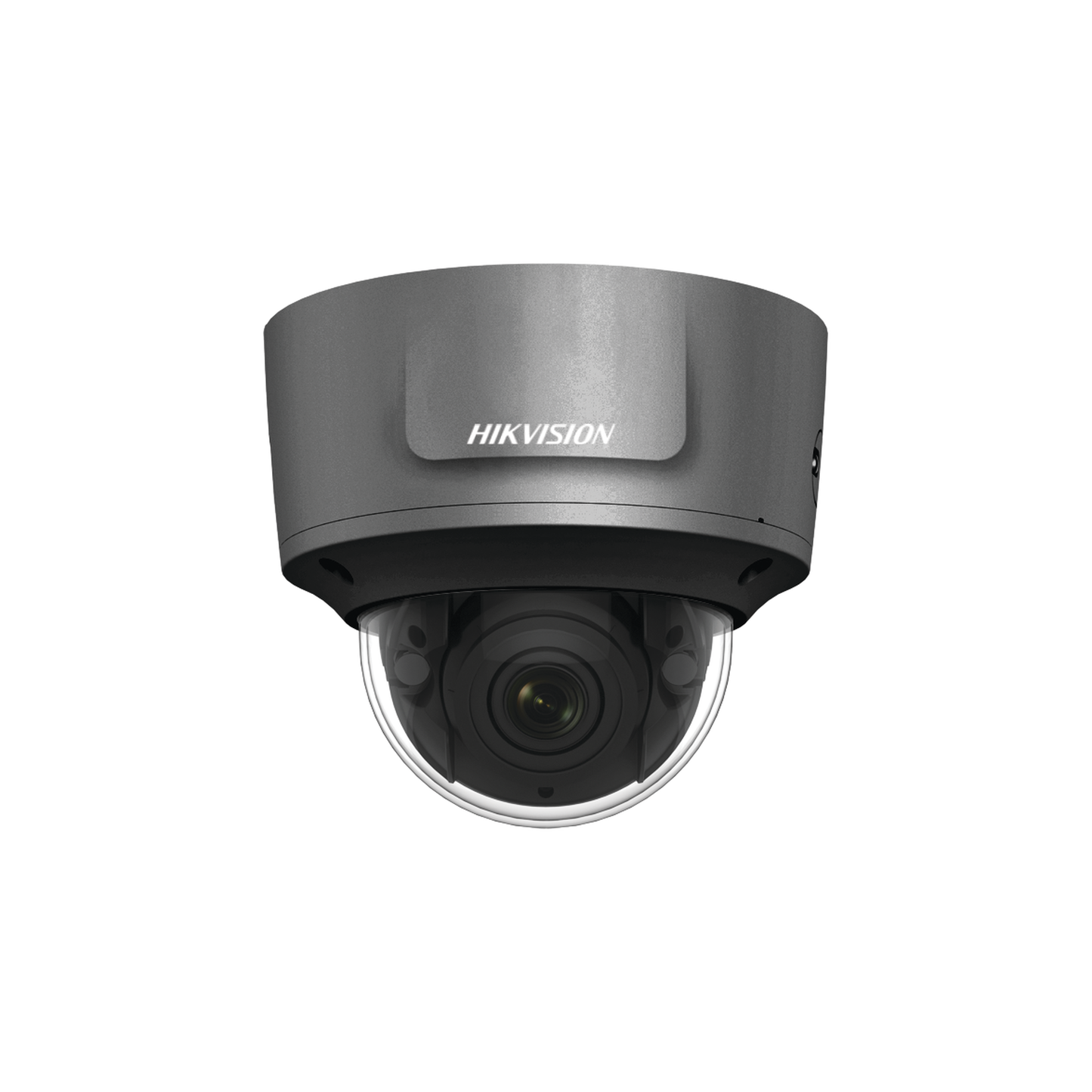 Domo IP 5 Megapixel / 30 mts IR EXIR / Lente Mot. 2.8 a 12 mm / WDR / IP67/ IK10 / Vídeo Análisis / Color negro / MicroSD