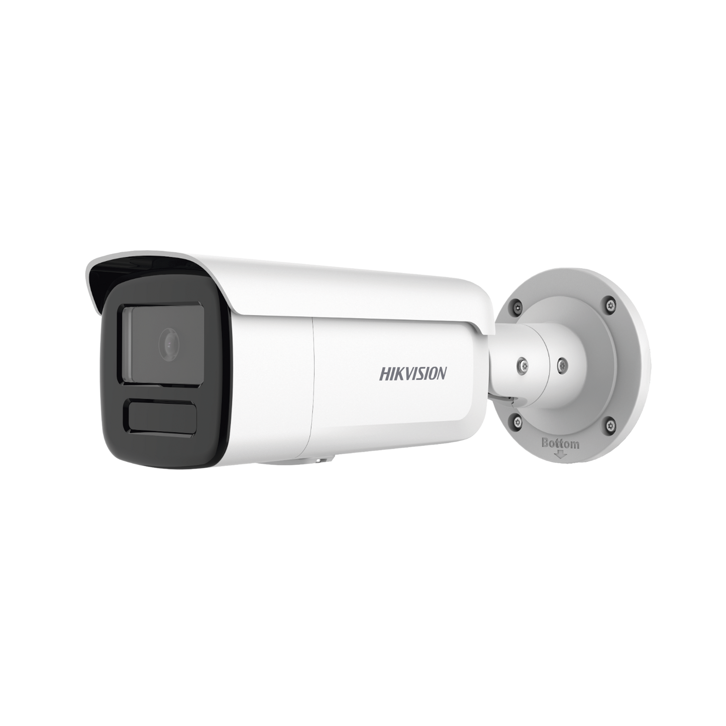 Bala IP 4 Megapixel / Lente 4 mm / 80 mts IR EXIR / Anticorrosión / DARKFIGHTER / IP67 / PoE / ACUSENSE (Filtro de Falsas Alarmas) / WDR 120 dB / ONVIF / microSD