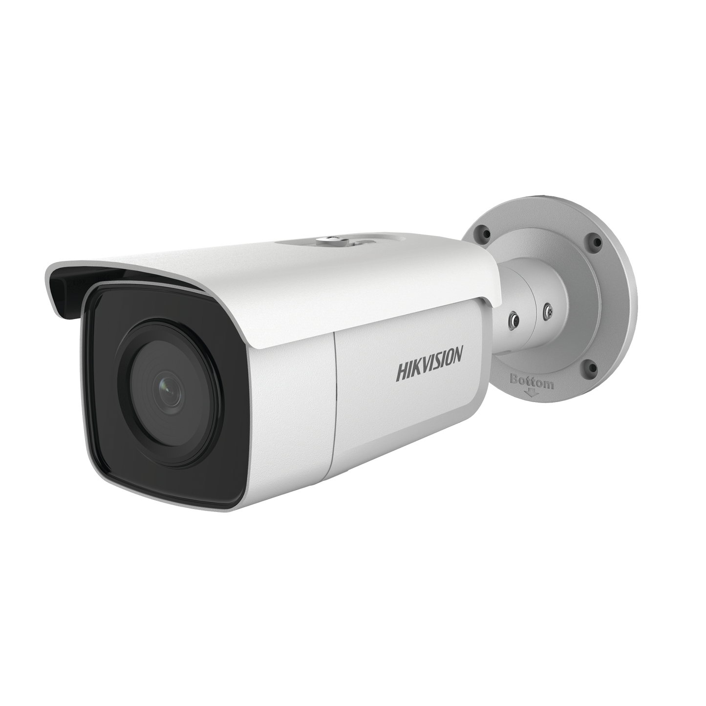 Bala IP 8 Megapixel / Filtro de Falsas Alarmas / Lente 2.8 mm / 60 mts IR EXIR / Exterior IP67 / Sirena y Luz Integrado / Micrófono Integrado / Entrada y Salida de Audio y Alarmas / MicroSD