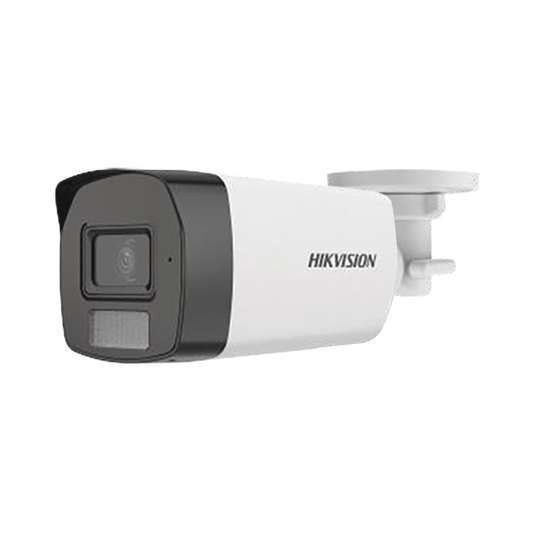 Bala TURBOHD 3K (5 Megapixel) / Lente 2.8 mm / Dual Light (40 mts IR + 40 mts Luz Blanca) / Micrófono Integrado / Exterior IP67 / dWDR / 4 Tecnologías