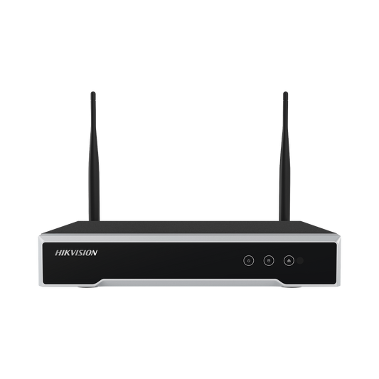 NVR 4 Megapixel / 8 canales IP / 1 Bahía de Disco Duro / 2 Antenas WIFI / Salida de Vídeo Full HD