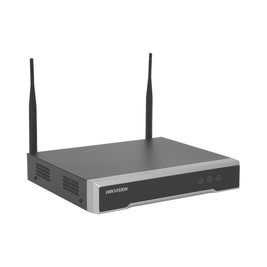 NVR 4 Megapixel / 8 canales IP / 1 Bahía de Disco Duro / 2 Antenas Wi-Fi / Salida de Vídeo Full HD