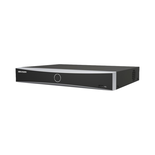 NVR 12 MegapÃ­xel (4K) / 4 canales IP / 4 Puertos PoE+ / Reconocimiento Facial / AcuSense (Evita Falsas Alarmas) / 1 BahÃ­as de Disco Duro / HDMI en 4K / 300 Metros PoE Modo Extendido