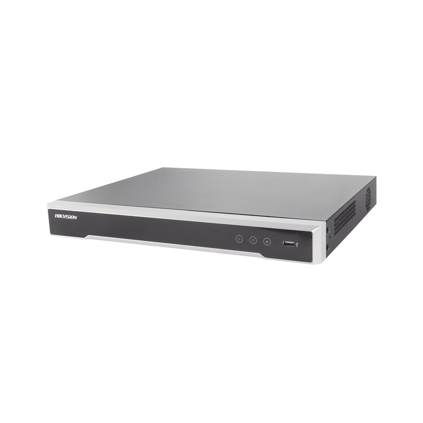 NVR 8 Megapixel (4K) / 32 canales / 16 Puertos PoE+ / Soporta Cámaras con AcuSense / Hik-Connect / 2 Bahías de Disco Duro / Swtich PoE 300 mts / HDMI en 4K