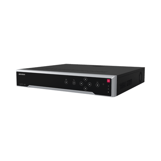 [Doble Poder de Decodificación] NVR 32 Megapixel (8K) / 16 Canales IP / 16 Puertos PoE+ / AcuSense / ANPR / Conteo de Personas / Heat Map / 4 Bahías de Disco Duro  / HDMI en 8K / Soporta POS / Alarmas I/O