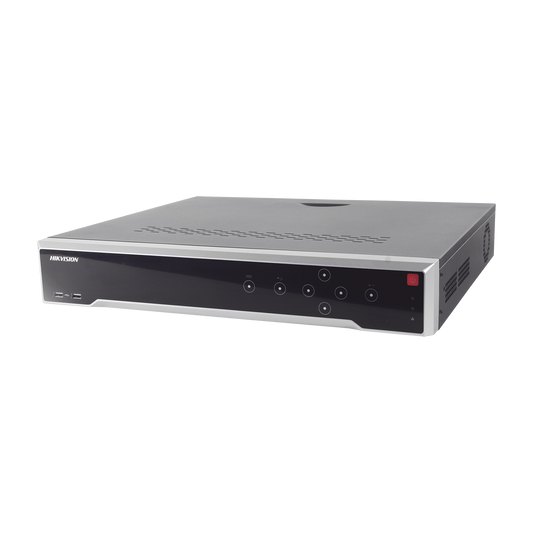 NVR 12 Megapixel (4K) / 32 Canales IP / 24 Puertos PoE+ / Switch PoE 300 mts / HDMI en 4K / Soporta POS