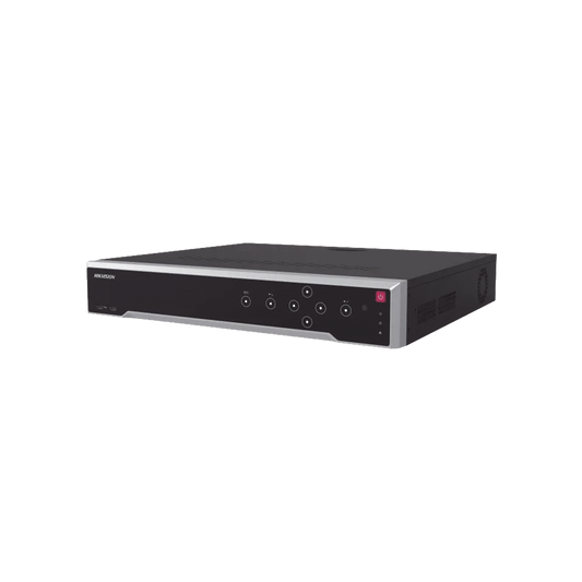 [Doble Poder de Decodificación] NVR 32 Megapixel (8K) / 32 Canales IP / 24 Puertos PoE+ / AcuSense / ANPR / Conteo de Personas / Heat Map / 4 Bahías de Disco Duro  / HDMI en 8K / Soporta POS / Alarmas I/O