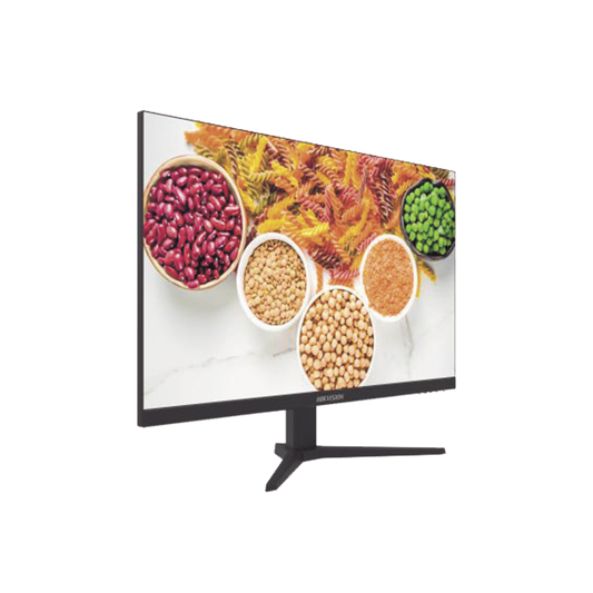 Monitor LED Full HD (1080p) de 27" / Ideal para CCTV, Oficina y Hogar / Entrada HDMI-VGA / Montaje VESA ( 100 X 100) / Uso 12/7 / Backlight E-LED / Ultra Delgado