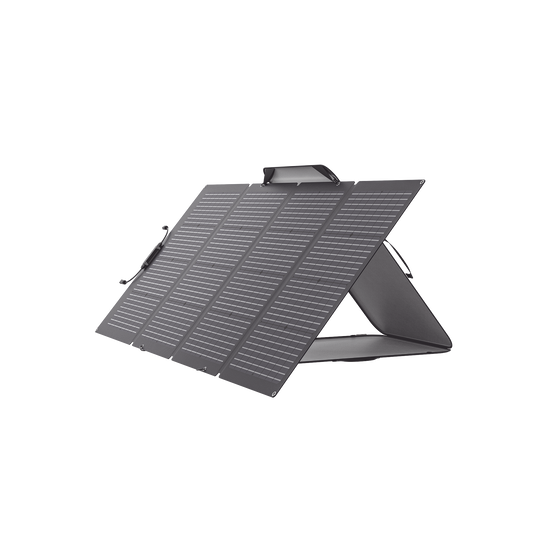 MÃ³dulo Solar Bifacial, PortÃ¡til y Flexible de 220W Recomendado para Estaciones PortÃ¡tiles EFD330, EFD350 Ã³ EFD500 / Ajuste de Ãngulo / Carga Eficiente / Incluye Cable XT60 a MC4