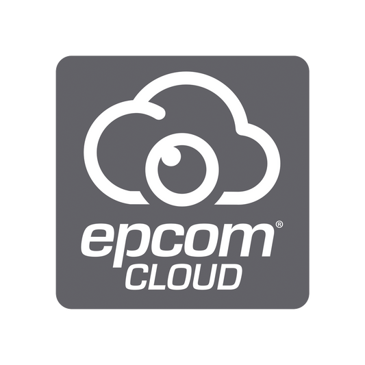 Suscripción Anual Epcom Cloud / Grabación en la nube para 1 canal de video a 2MP con 180 días de retención / Grabación continua