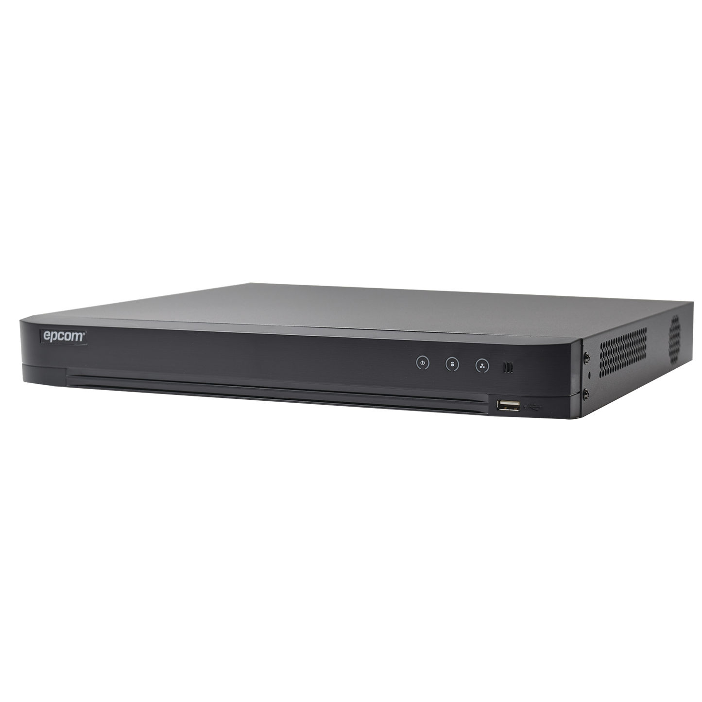 DVR 4 Megapixel / 16 Canales TURBOHD + 8 Canales IP / 1 Bahía de Disco Duro / 16 Canales de Audio / Audio por Coaxitron / Evita Falsas Alarmas