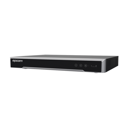 DVR 4 Canales TURBOHD + 4 Canales IP / 8 Megapixel (4K) / Audio por Coaxitron / ACUSENSE / Reconocimiento Facial / 1 Bahía de Disco Duro / Salida de Video en Full HD / H.265+