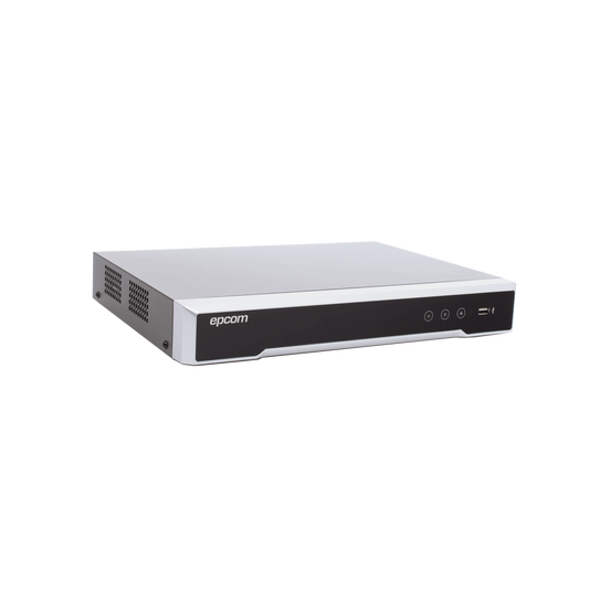 DVR 8 Canales TURBOHD + 8 Canales IP / 8 Megapixel (4K) / Audio por Coaxitron / ACUSENSE / Reconocimiento Facial / 1 Bahía de Disco Duro / Salida de Video en 4K / H.265+