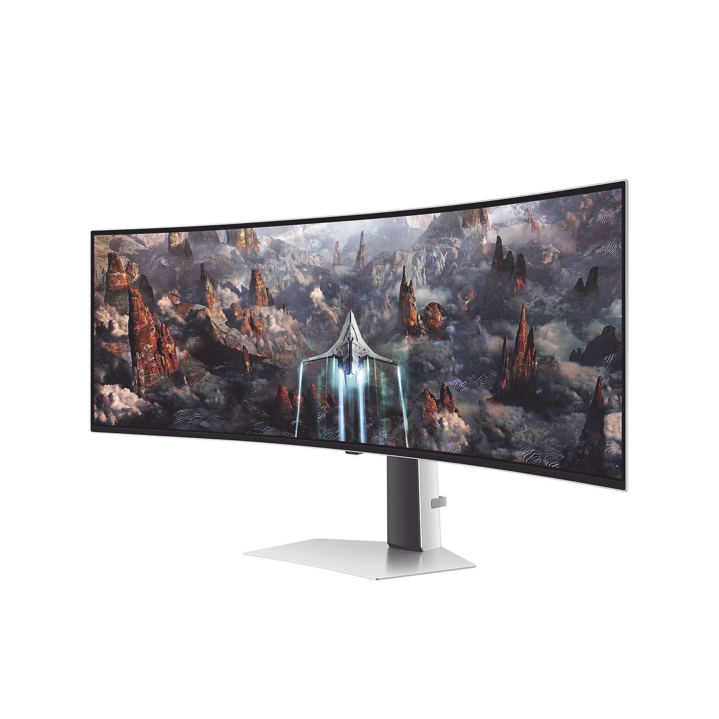 Monitor Gamer 49" Odyssey OLED Dual QHD 5120x 1440 / Relacion 32:9 / HDMI/DP/USB Hub / Actualizacion 240Hz / tiempo de respuesta 0.03ms /AMD FreeSync Premium Pro