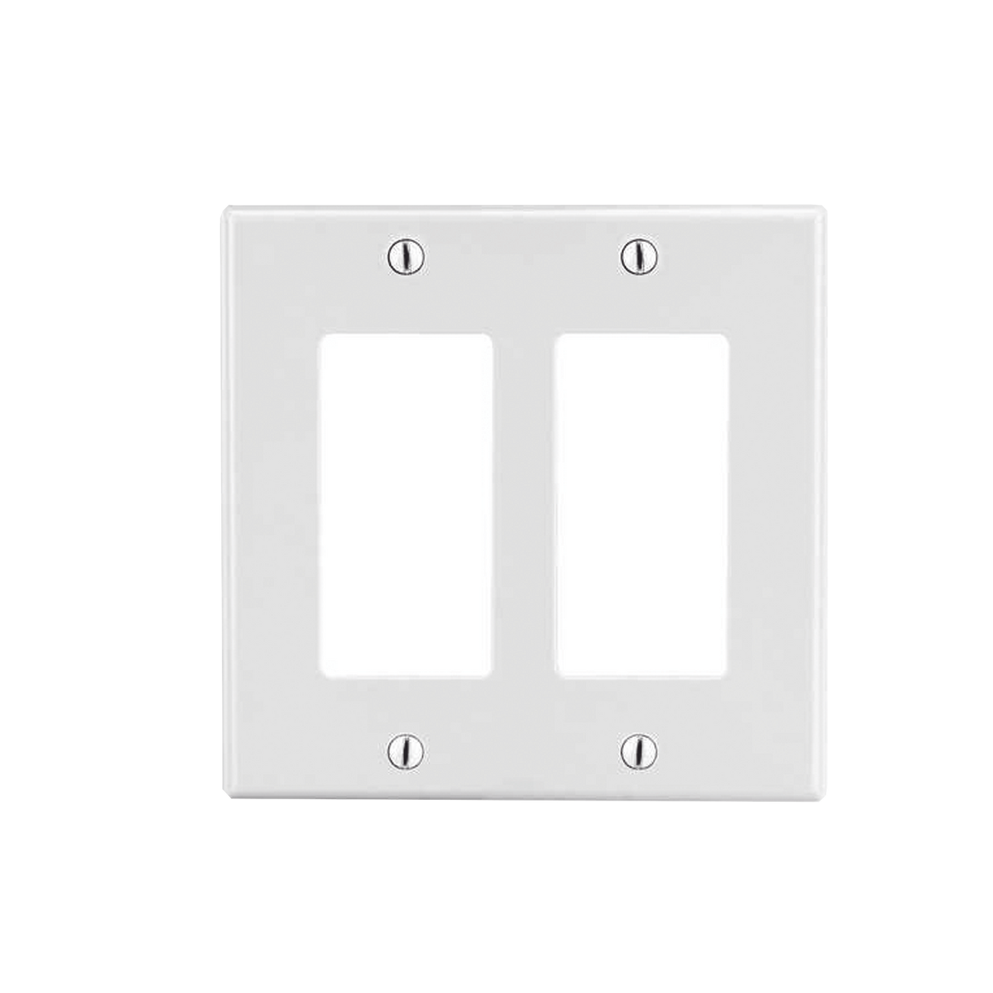 Tapa para Caja Multigang / Contacto Doble / Color Blanco.