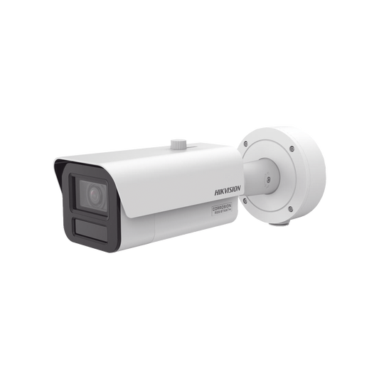 (Reconocimiento de Marca, Modelo, Color, Placa) Bala IP 4 Megapixel / Lente Mot. 8 a 32 mm / ANPR / Reconocimiento y Captura de Placas Vehiculares / WDR 150 dB / IP67 / IK10 / 100 mts IR EXIR / Micro SD