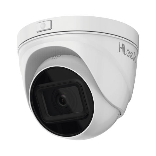 Turret IP 2 Megapixel / Lente Motorizado 2.8 - 12 mm / 30 mts IR EXIR / PoE / Exterior IP67 / dWDR / Micro SD / H.265+