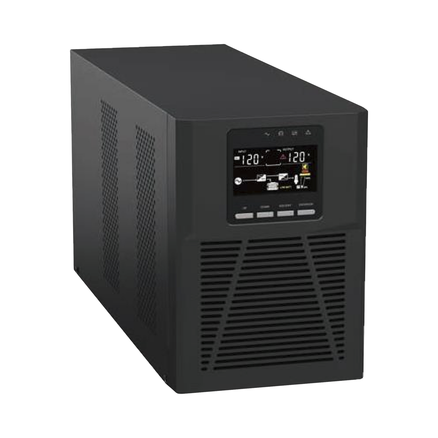 UPS ONLINE 1000VA/900W 6 CONTACTOS NEMA 5-15R C/PANTALLA LCD Y PROTECCION RJ45/USB