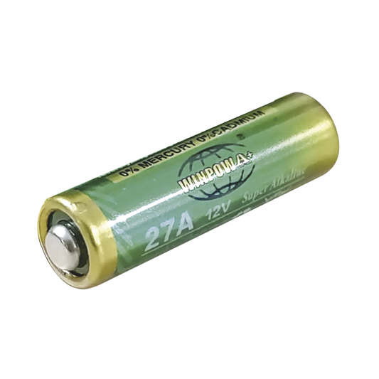 Bateria Alcalina / No Recargable / Tamaño 27 A / 12 V / Uso en Controles Remotos, Juguetes, Linternas, Timbres y Otros, Venta por Pieza.