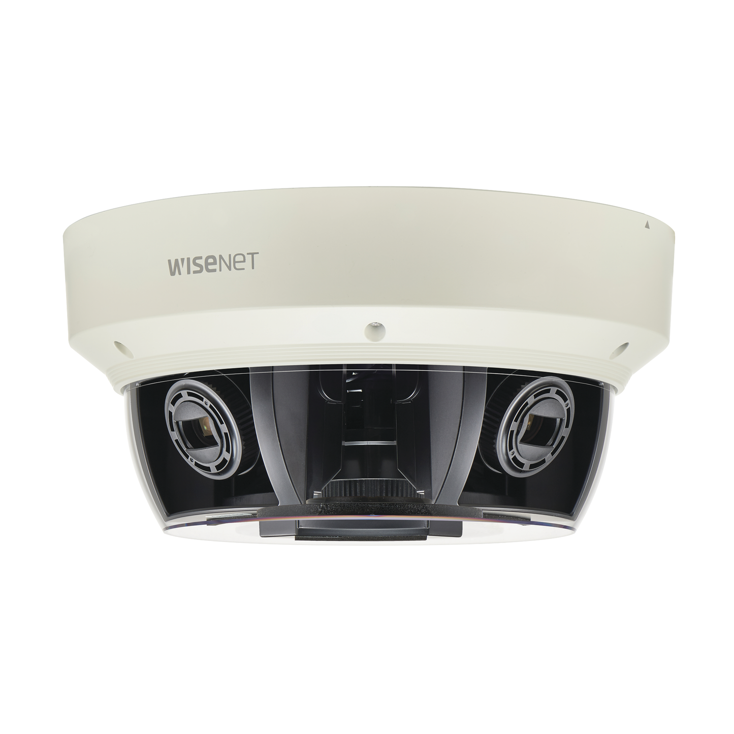 Cámara IP Multisensor 8MP ( 4 Sensores de 2MP) WDR 120 DB, Lente Motorizado 2.8 - 12 MM, 12Vcc/ POE+ /IP66 /IK10