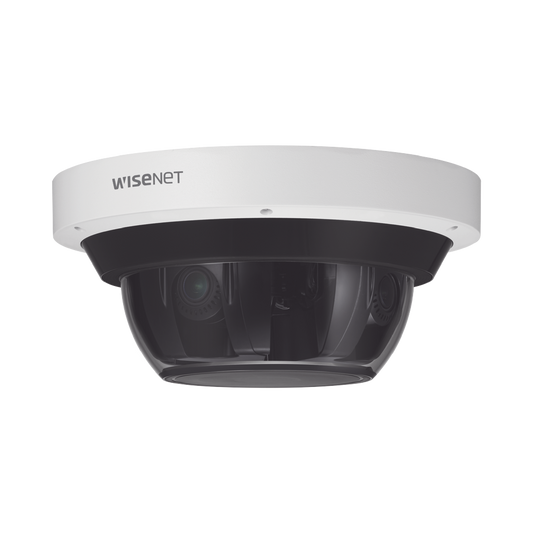 Cámara IP Multisensor 8MP ( 4 Sensores de 2MP) WDR 120 DB, Lente Motorizado 2.8 - 12 MM, 12Vcc/ POE+ /IP66 /IK10