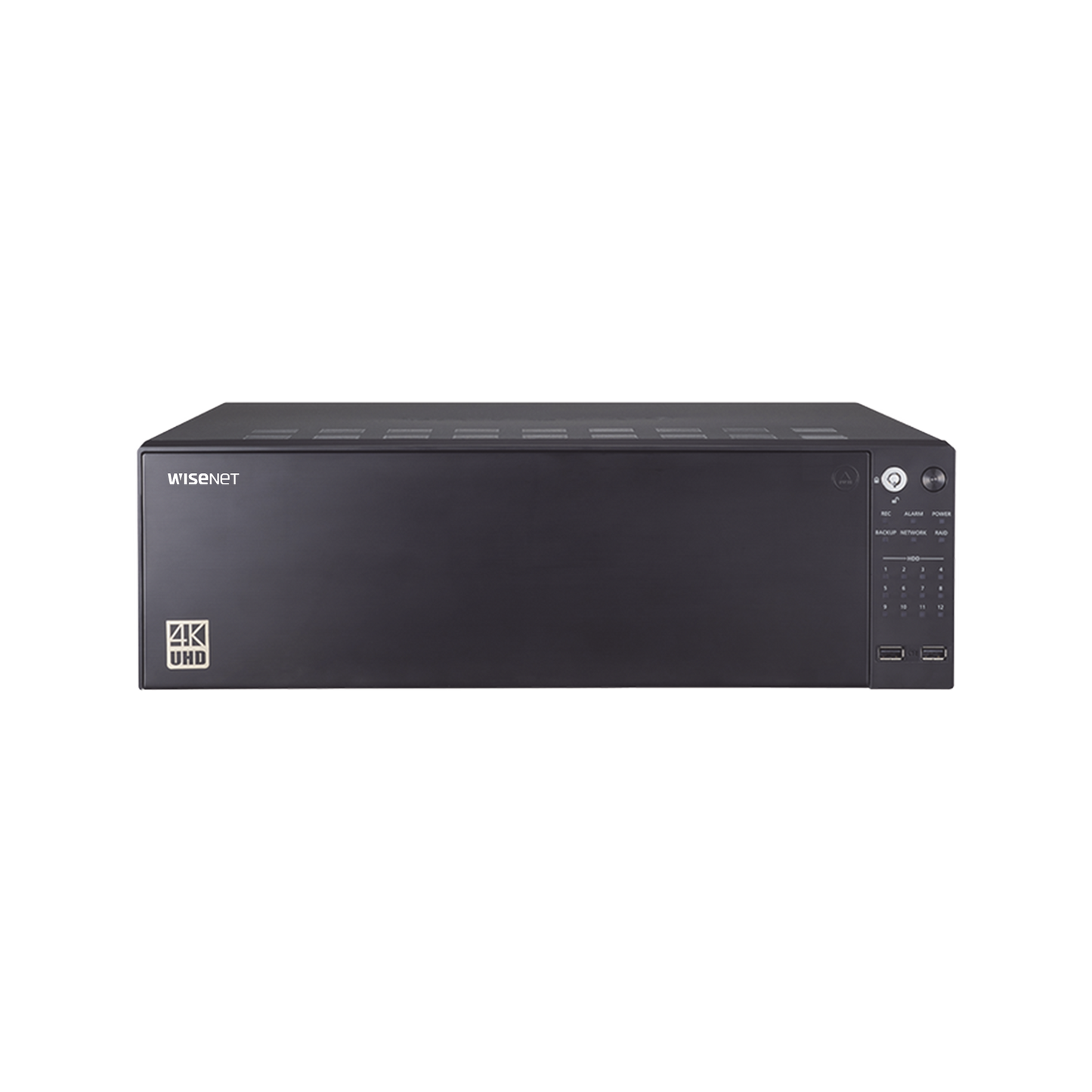 NVR de 64 canales / Soporta grabación hasta 12MP / H.265 & Wisestream / Capacidad de procesamiento 400Mpbs / 4 Puertos de Red / Función ARB y Failover