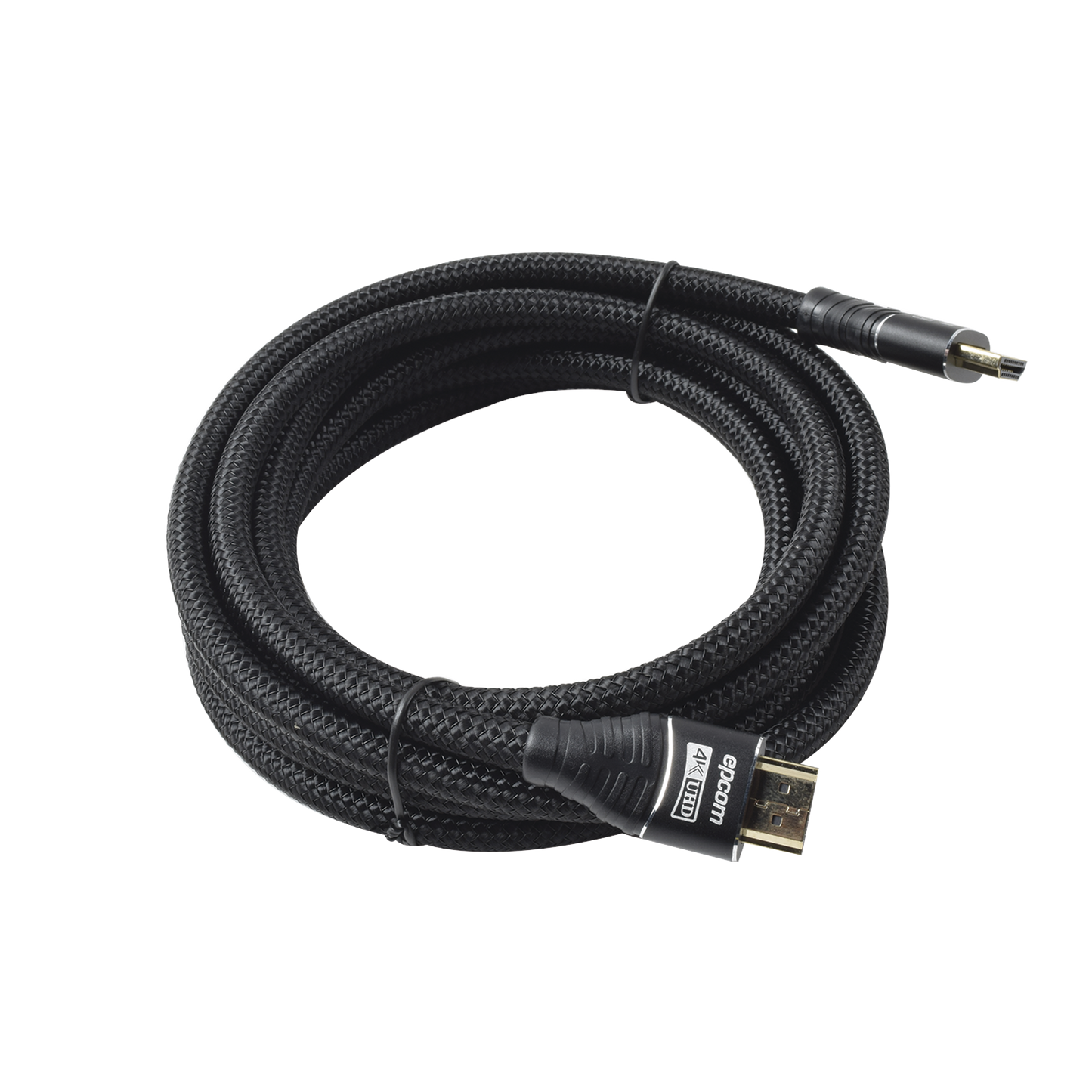 Cable HDMI Ultra-Resistente Redondo de 3m ( 9.8 ft ) Optimizado para Resolución 4K ULTRA HD