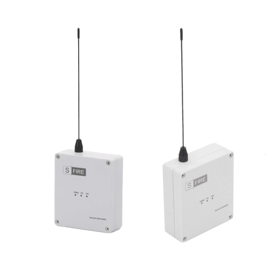 KIT de Transmisor - Receptor inalámbrico / Distancia máxima de transmisión 2500 metros (Linea de vista) / Alimentacion a 12Vcc