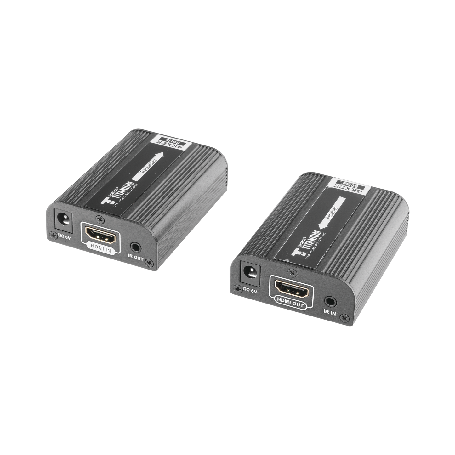 Kit Extensor HDMI para distancias de 30 metros / Resolución 4K x 2K@ 30 Hz/ Cat 6, 6a y 7 / HDCP2.2 / HDMI 2.0  / Soporta PCM, HDbitT / Soporta control remoto del equipo fuente.