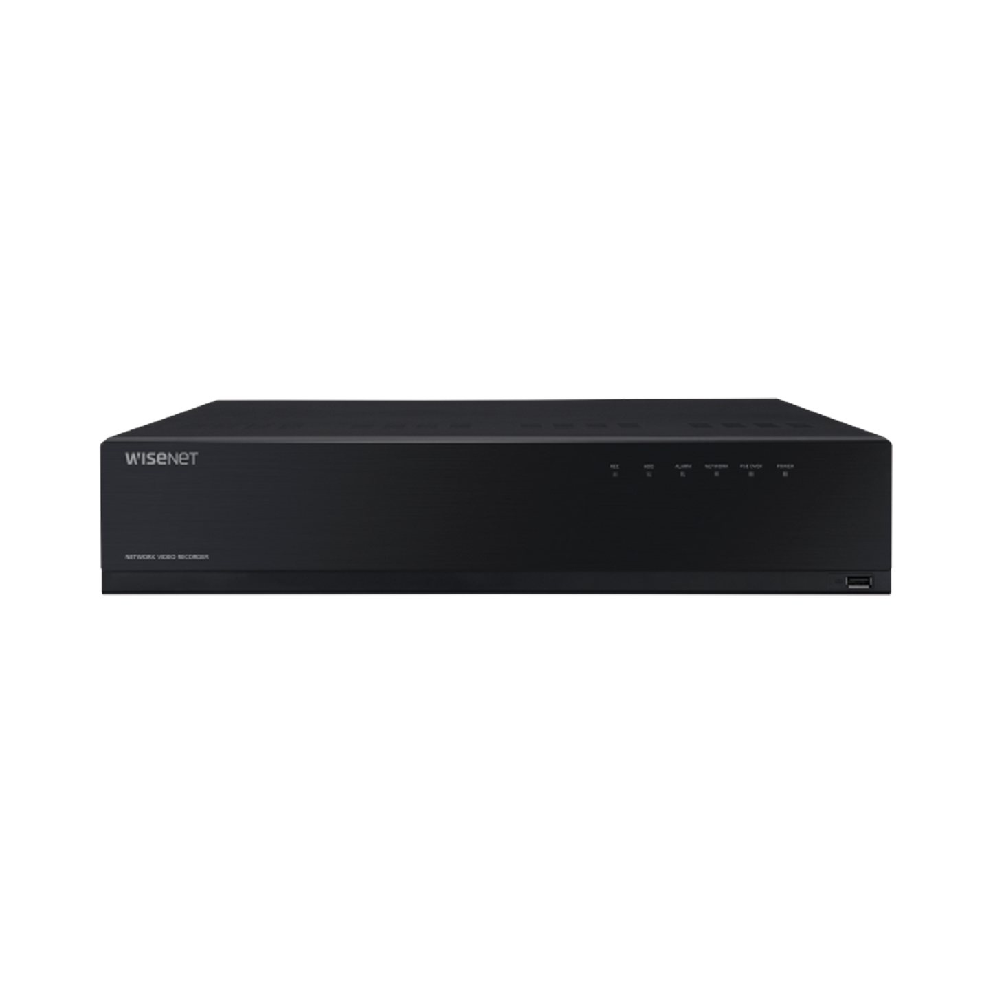 NVR de 12 Megapíxel con Wisenet Wave Embebido / Incluye 4 Licencias / 2TB Incluidos / 16 canales / 16 puertos PoE+ / H.265 & WiseStream / E/S de alarma