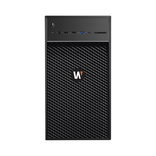 NVR Wisenet WAVE basada en Windows / Incluye licencia WAVE-PRO-04 / 470 Mbps throughput / Incluye 4TB para almacenamiento