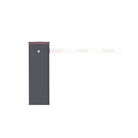Barrera Vehicular Derecha / Soporta Brazo de hasta 3 m / Apertura en 1.5 s / Final de Carrera Ajustable por ProgramaciÃ³n /