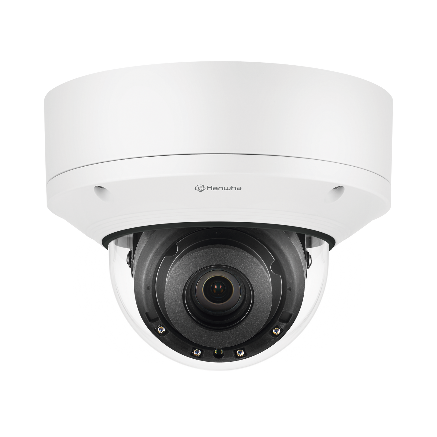 Cámara IP Domo Antivandálica 5MP para interior / Extensor POE / Lente Motorizado 3.6 - 9.4mm / IR 50M / WDR 150db / H.265 & WiseStream II