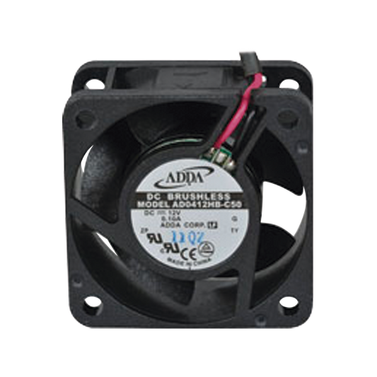 Ventilador Axial de 40 X 40 X 20 mm, Rodamiento de Baleros, Cables de 30 cm, 12 Vcc, 100 mA, 8.8 CFM.