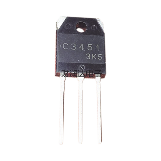 Transistor de Potencia en Silicio tipo NPN, 500 Vc-b, 15 A. 100 Watt, TO-3PA .