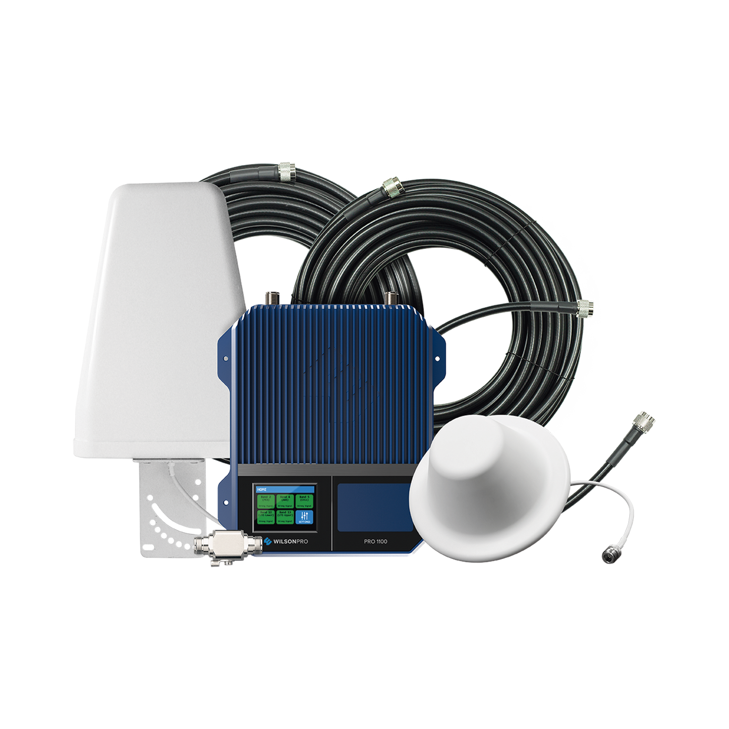 KIT de Amplificador de Señal Celular, PRO 1100 (50 Ohm) | Mejora la Señal Celular de todos los Operadores | Cubre áreas de hasta 3251 metros cuadrados