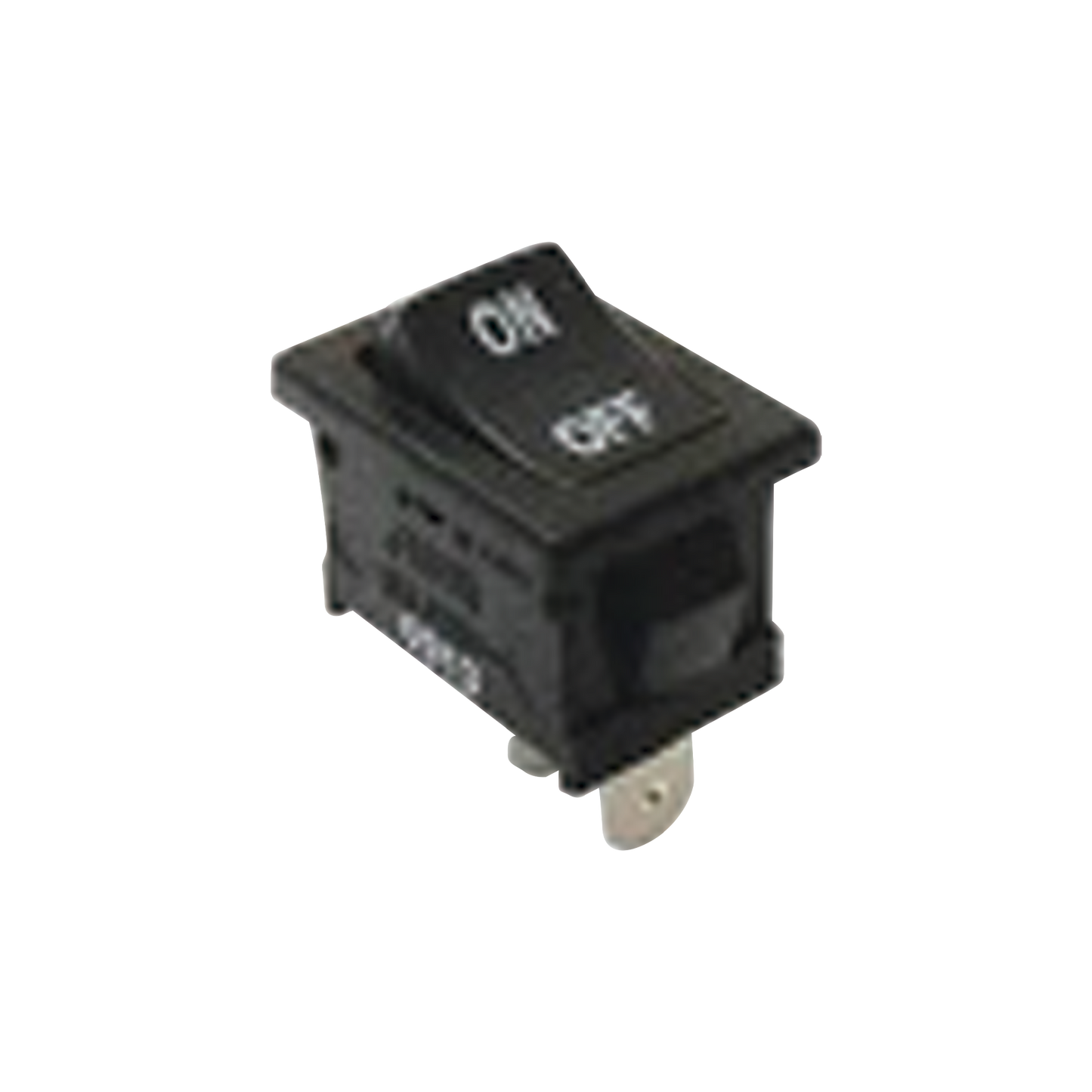 Interruptor Rocker SPST Off-On, Poliamida Negro, 11 Amp., Hasta 125 Vca, Contacto en Plata, 4.8 mm