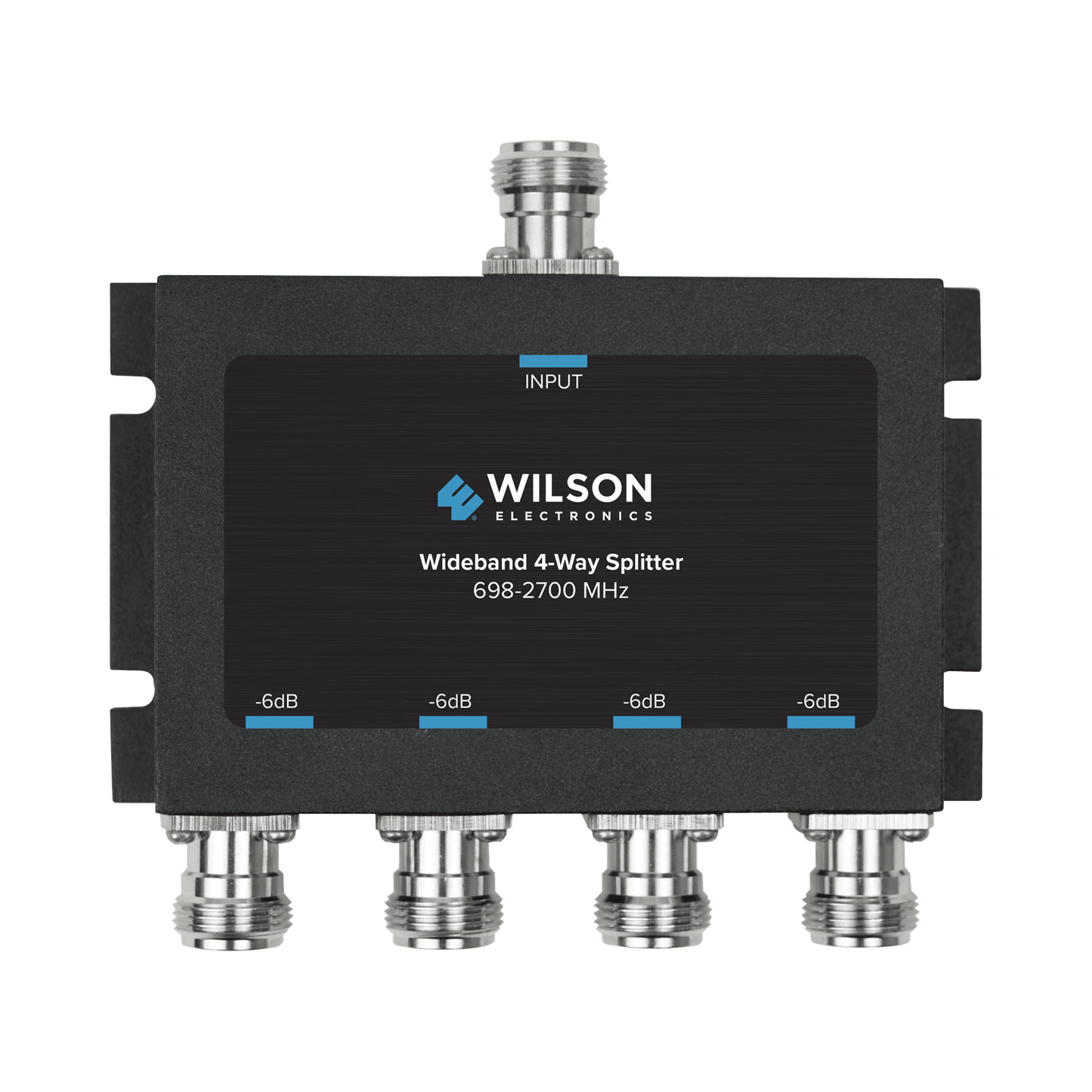 Divisor de 4 salidas, 50 Ohm, 700-2700MHz conector N-Hembra