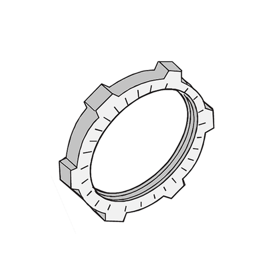 Contratuerca Metálica Zamac de 1-1/2" (38 mm)?.