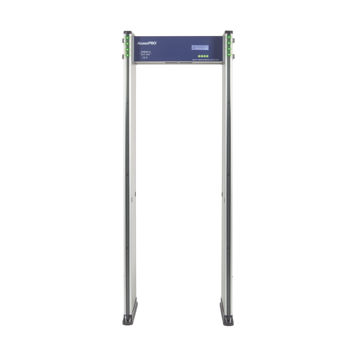 Detector de Metales de 18 zonas/ Uso en Interior/Programación con Control Remoto / Contador de Personas