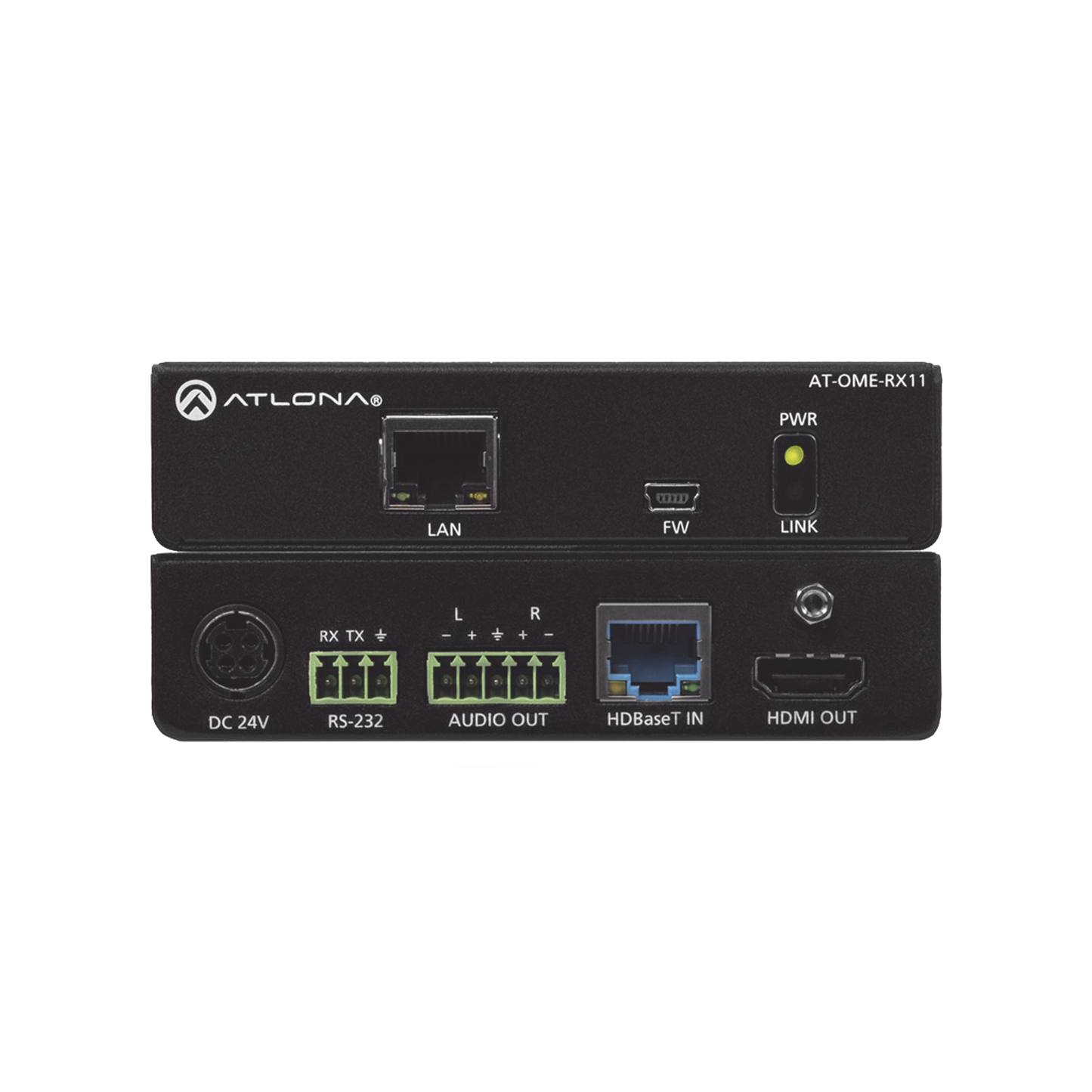 Receptor HDBaseT para HDMI con Audio